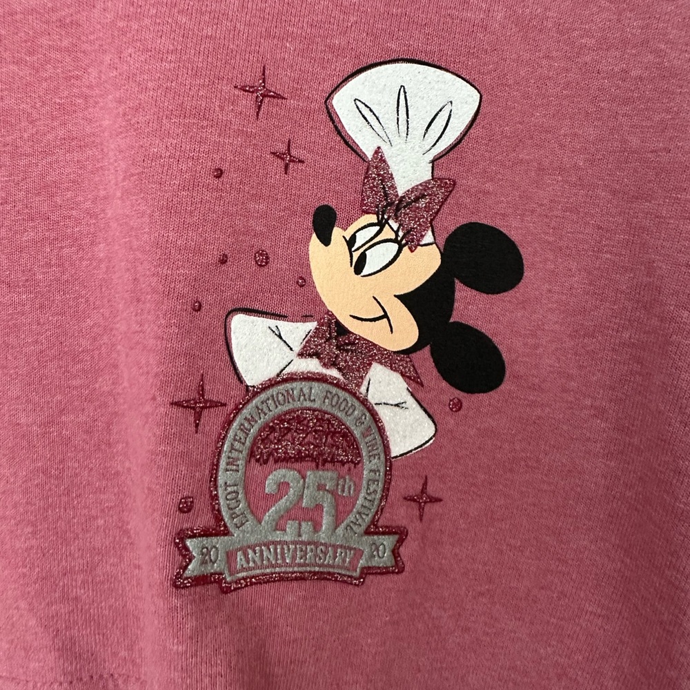 Disney Parks Chef Minnie Queen of Cuisine Food & Wine Fest Spirit Jersey SZ S - Picture 3 of 7